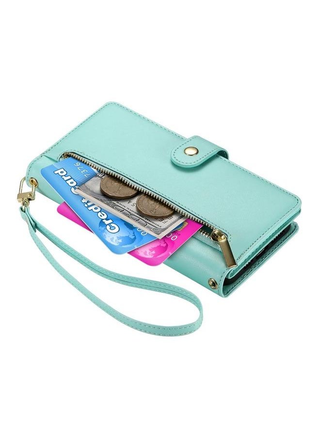 Zaboon Case For Honor X9c Global / Magic7 Lite Nine Card-slot Zipper Wallet Bag Leather Phone Case  - Image 5