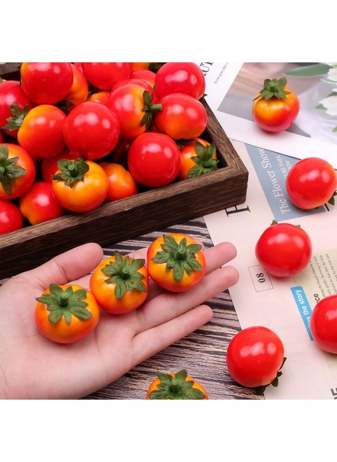 Gresorth Gresorth 40pcs Mini Artificial Tomato Decoration Fake Fruit Home Party Christmas DIY Material - 3.5 cm  - Image 4