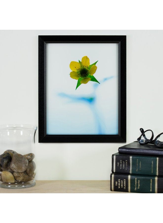 Craig Frames 7171610BK Wood Grain Finish 13 by 18-Inch Picture/Poster Frame, 0.825-Inch Wide, Solid Black - Image 2