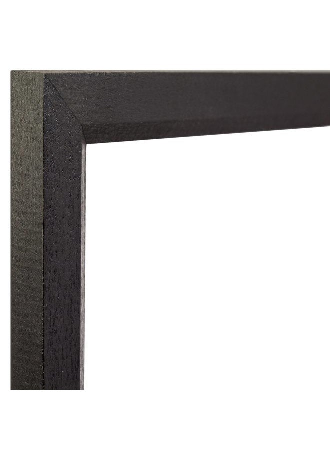 Craig Frames 7171610BK Wood Grain Finish 13 by 18-Inch Picture/Poster Frame, 0.825-Inch Wide, Solid Black - Image 3
