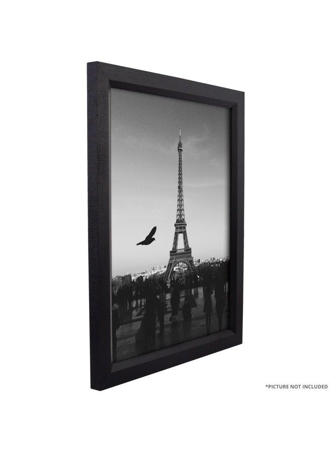 Craig Frames 7171610BK Wood Grain Finish 13 by 18-Inch Picture/Poster Frame, 0.825-Inch Wide, Solid Black - Image 5