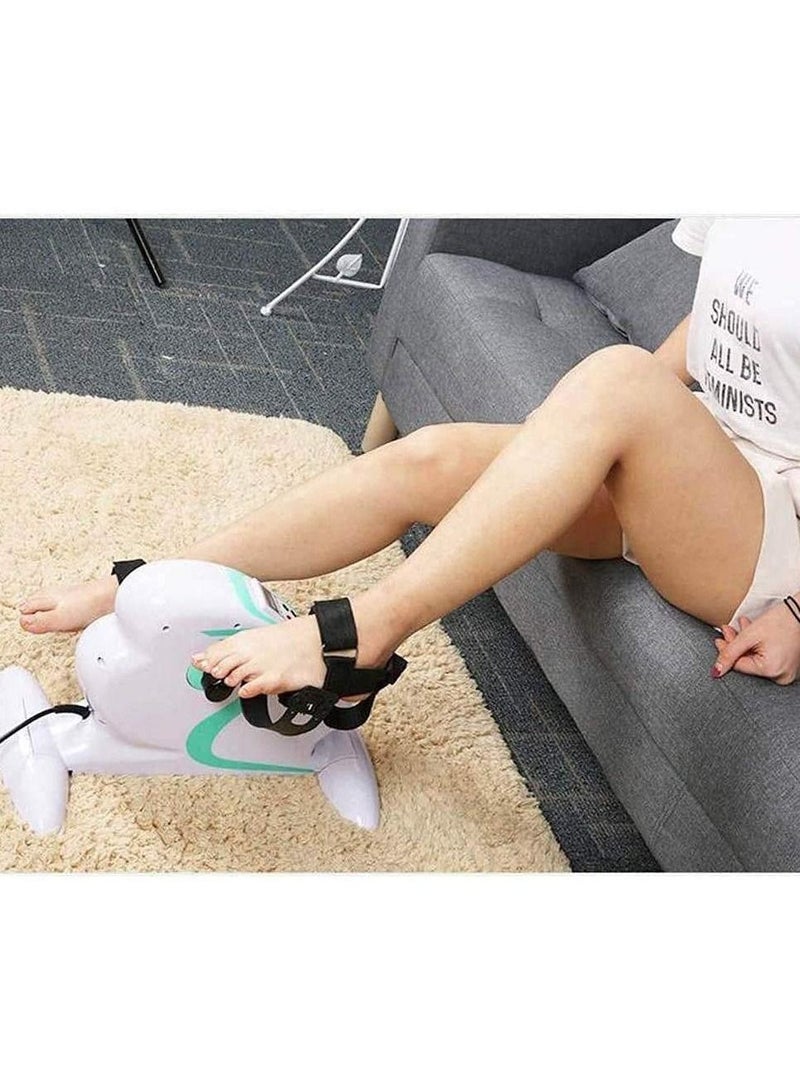 ULTIMAX Electric Pedal Exerciser, Portable Fitness Exercise Bike, Knee & Leg Exercise Peddling Machine Adjustable Fitness Rehab Equipment for Seniors at home/work - Image 3