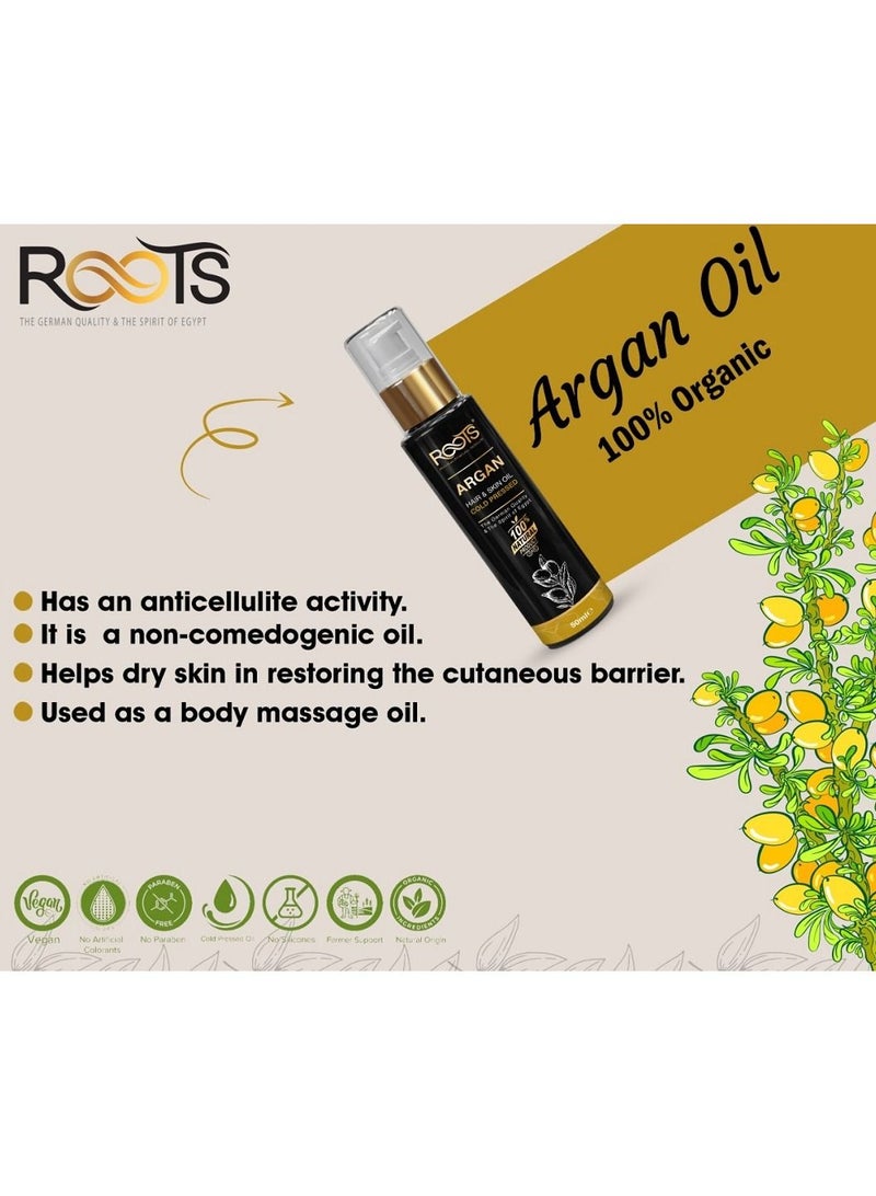 Roots Argan Natural Oil 50ml - Image 4
