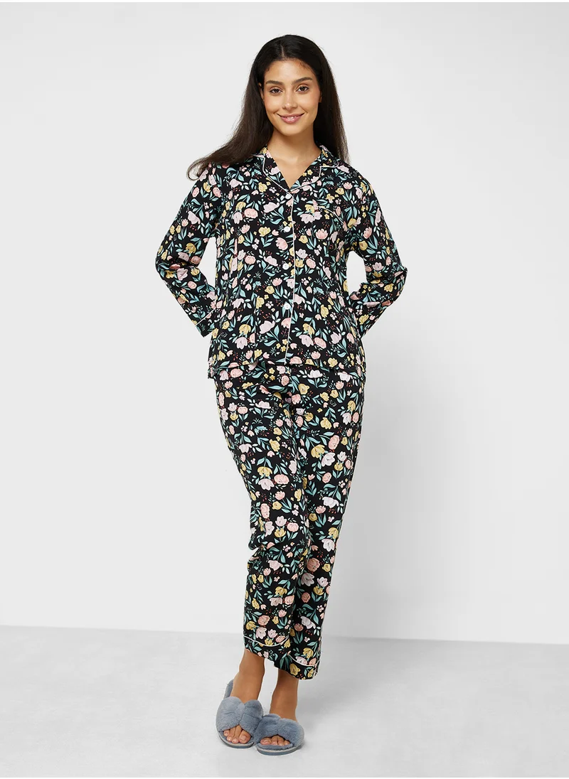 ELLA Floral Print Pyjama Set