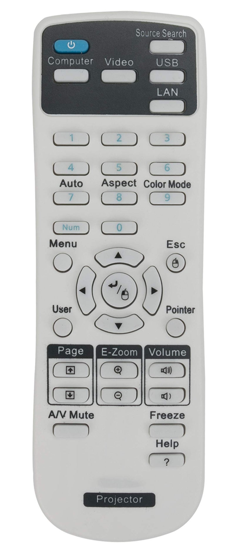 AULCMEET Replacement Remote Control Compatible with Epson Projectors VS230 VS330 EX3220 EX5220 EX5230 EX6220 575Wi 585Wi 595Wi EX7220 Epson BrightLink 425Wi 430i 435Wi 475Wi 480i 485Wi 420 425W 430 - Image 5