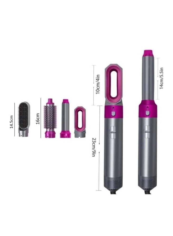 Generic 5 in 1 1000W Hair Styler with Hair Dryer, Straightener, Curler, Beauty Comb Brush (UK Plug)  - Image 4