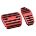 LEXLEYwith Rogue Logo 2PCS AntiSlip Aluminum Brake Gas Pedal PadsAuto No Drilling Accelerator Pedal Covers Only for Nissan 20142026 Rogue20172022 Rogue SportRED - Image 2