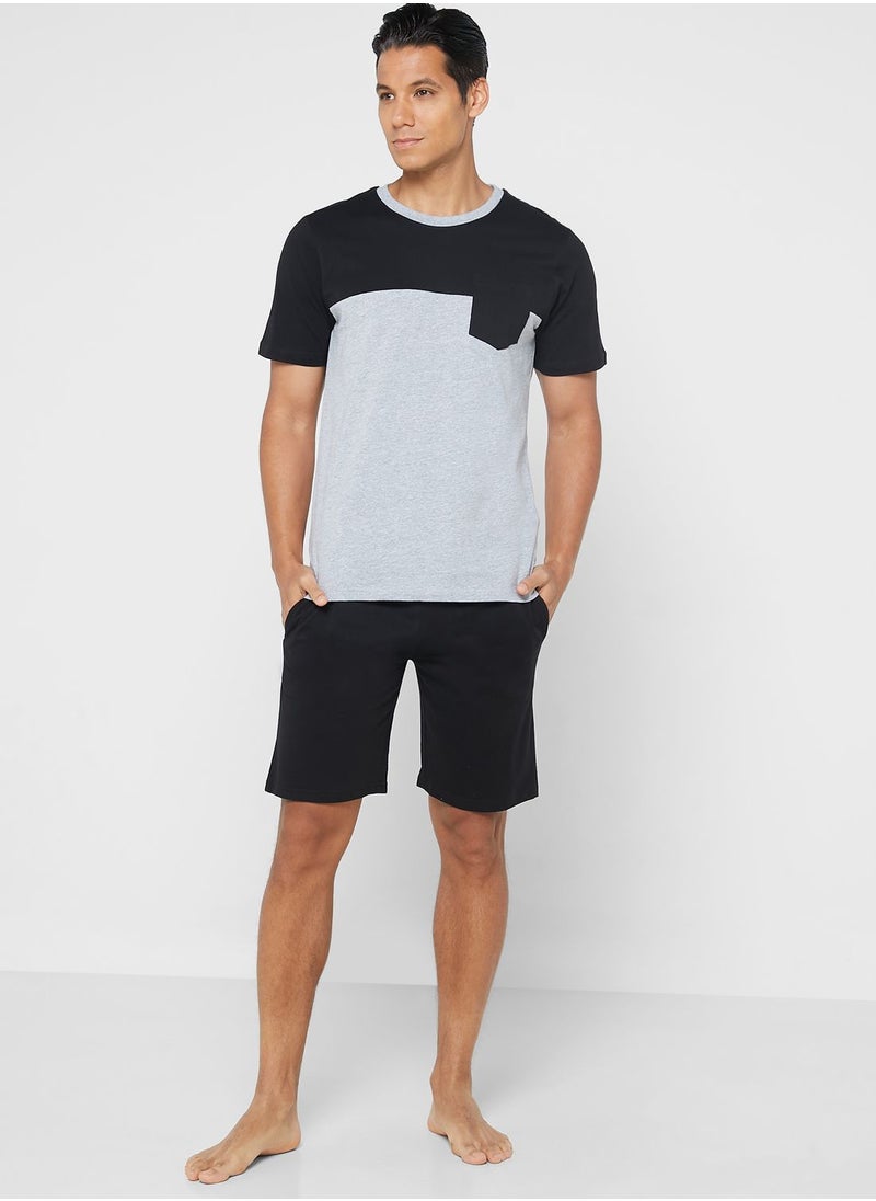 Seventy Five - Colourblock Nightwear Set - Image 1