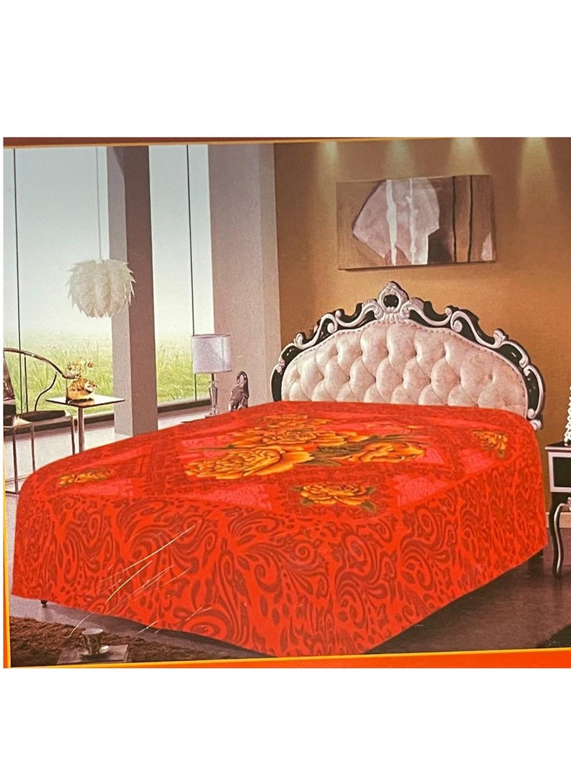 MAARYA LOVE 2 PLY SUPER SOFT EMBOSSED BLANKET - Image 2