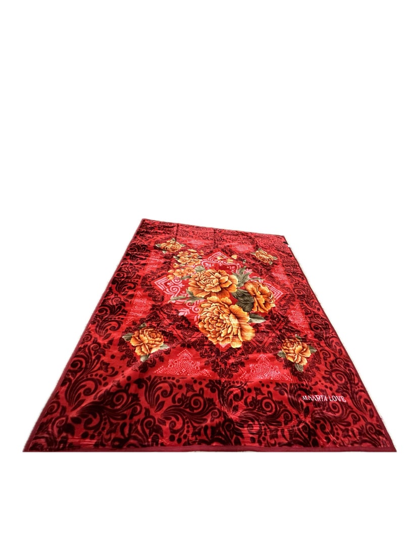 MAARYA LOVE 2 PLY SUPER SOFT EMBOSSED BLANKET - Image 5