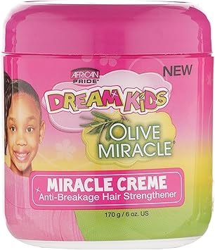 African Pride Dream Kids Olive Miracle AntiBreakage Hair Strengthener Miracle Crme 170 g6 oz - Image 1