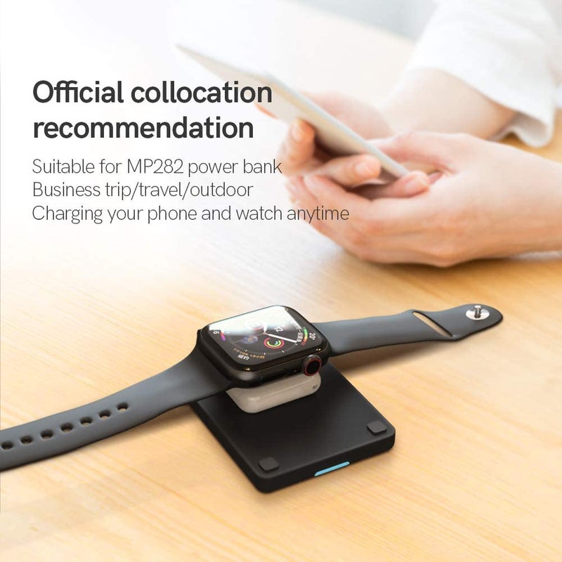 iWatch Magnetic Wireless Charger Watch Charger for Apple Watch 7/6/5/4/3/2/1/Nike/Hermes/Edition(White) - Image 3
