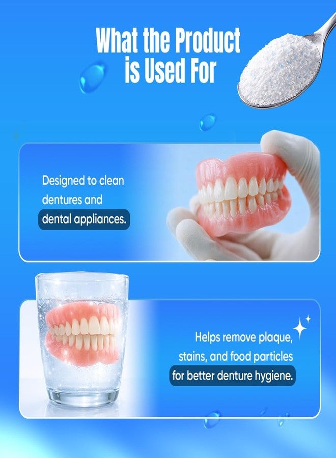 ICPA Clinsodent Denture Cleaning Powder - Antibacterial & Plaque Remover - 60g (Pack of 6) - Image 4