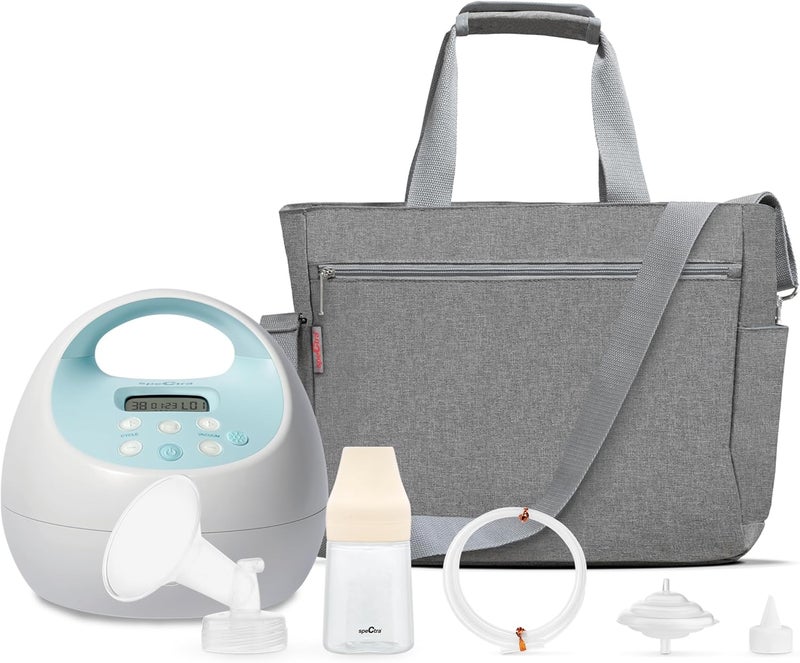 Spectra Baby S1 Plus Premier Rechargeable Breast Pump with Grey Tote Premium Accessory Kit  28 mm - Image 1