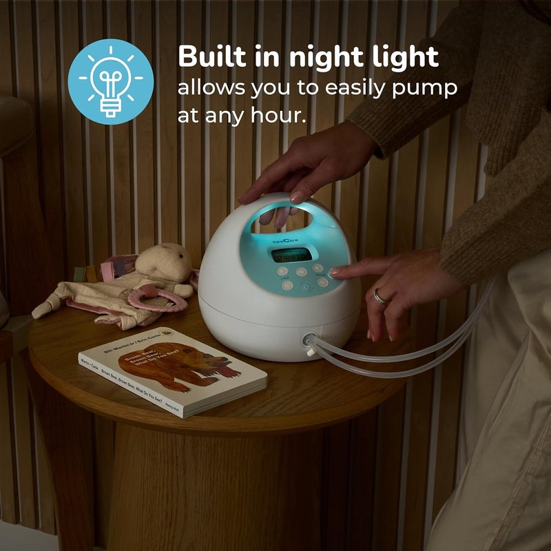 Spectra Baby S1 Plus Premier Rechargeable Breast Pump with Grey Tote Premium Accessory Kit  28 mm - Image 5