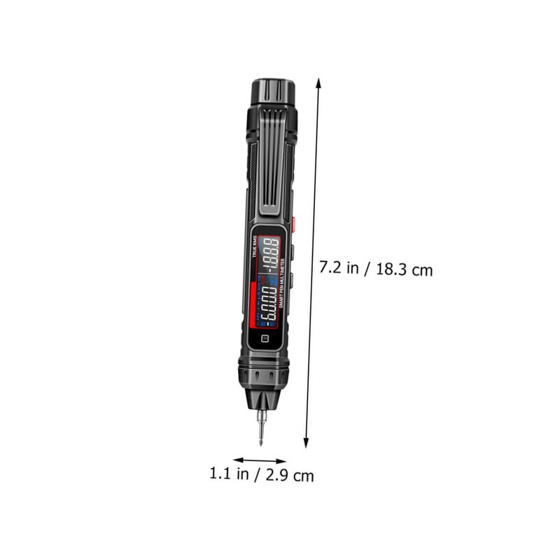 MAGICLULU Ab Multimeter Tester Pen Type Digital Multimeter Voltage Detector Dc Ac Voltmeter Diode Connectivity Detector Multi Tester for Household Clip and Built Flashlight - Image 2