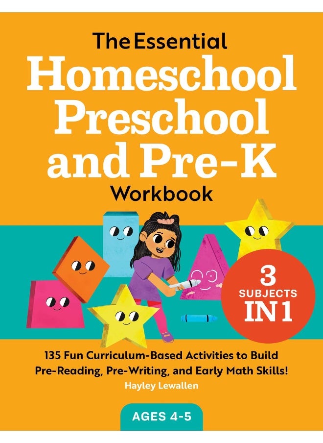 Essential Homeschool Preschool and Pre-K Workbook 