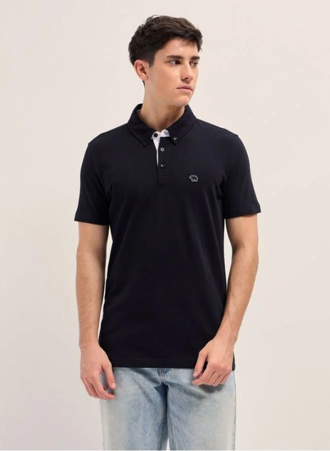THE BEAR HOUSE  Men's Polo Shirt for Casual & Semi-Formal Wear | Classic Collar Neck T-Shirt | Comfortable, Stylish & Versatile for Office, Travel, Outings & Everyday Use for Men | Best Price UAE