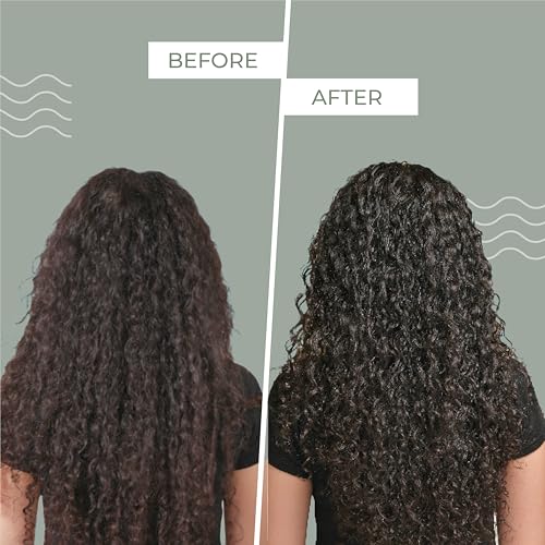 Ashba Botanics Exfoliating Shampoo For Women & Men with Curly & Wavy Hair | Natural AHAs, Tea Tree, Peppermint, Rosemary & Charcoal Gently Cleanses, Removes Buildup & Dandruff | No Itchy Scalp 120ml - Image 4