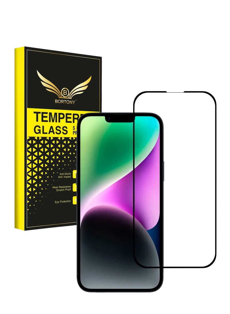 BORTONY Screen Protector Compatible with iPhone 14 Plus/13 Pro Max [9H Hardness] [Anti-scratch] Tempered Glass Film for Apple iPhone 14 Plus/13 Pro Max 6.7 inch - Image 1