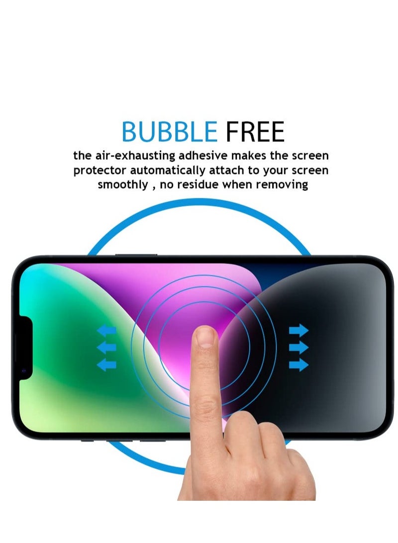 BORTONY Screen Protector Compatible with iPhone 14 Plus/13 Pro Max [9H Hardness] [Anti-scratch] Tempered Glass Film for Apple iPhone 14 Plus/13 Pro Max 6.7 inch - Image 5