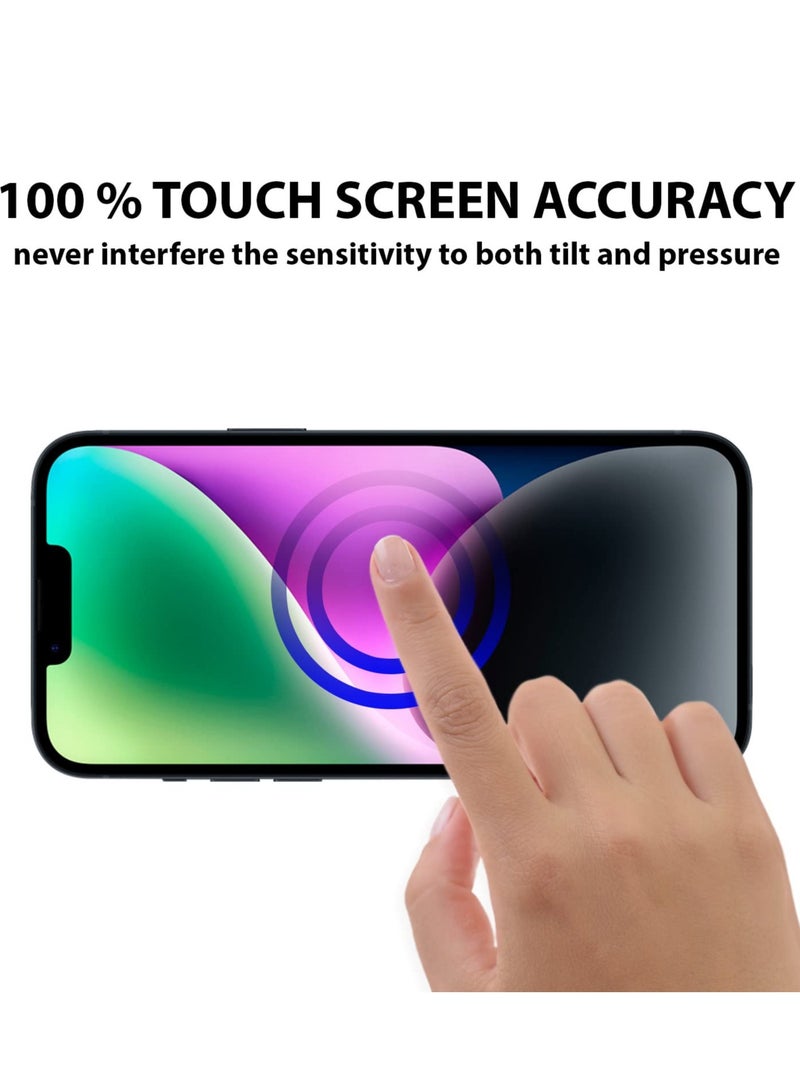 BORTONY Screen Protector Compatible with iPhone 14 Plus/13 Pro Max [9H Hardness] [Anti-scratch] Tempered Glass Film for Apple iPhone 14 Plus/13 Pro Max 6.7 inch - Image 4