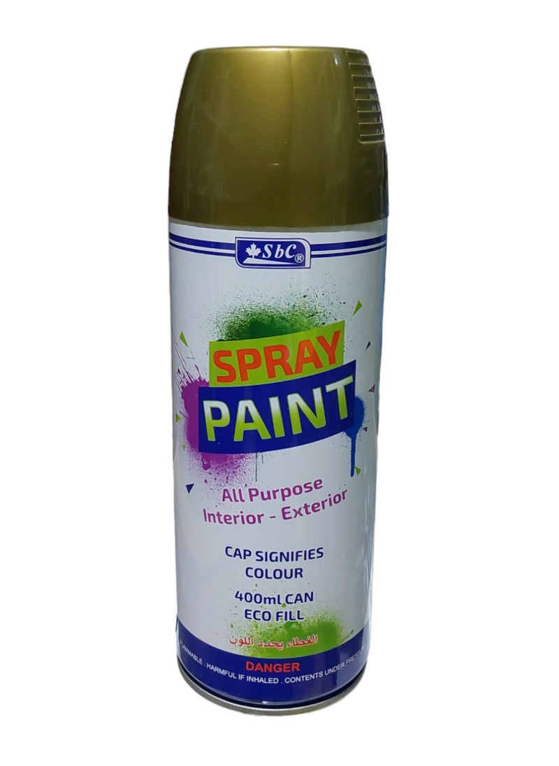 SBC - All Purpose Spray Paint Gold 400ml - Image 1
