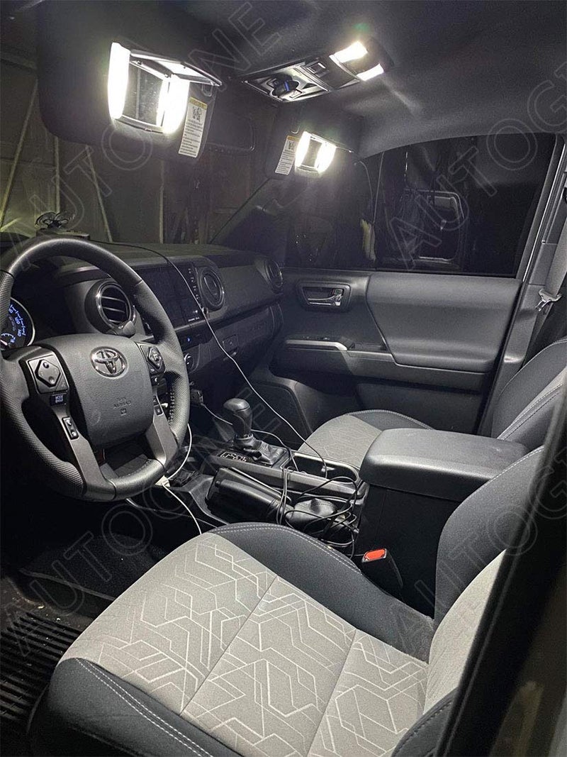 AUTOGINE 20 Piece White LED Interior Lights Kit for Toyota Sequoia 2008 2009 2010 2011 2012 2013 2014 2015 2016 2017 2018 2019 2020 2021 Super Bright 6000K LED Light Bulbs Package + Install Tool - Image 4