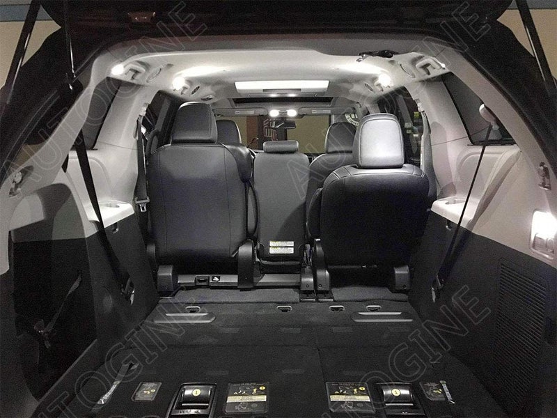 AUTOGINE 20 Piece White LED Interior Lights Kit for Toyota Sequoia 2008 2009 2010 2011 2012 2013 2014 2015 2016 2017 2018 2019 2020 2021 Super Bright 6000K LED Light Bulbs Package + Install Tool - Image 5