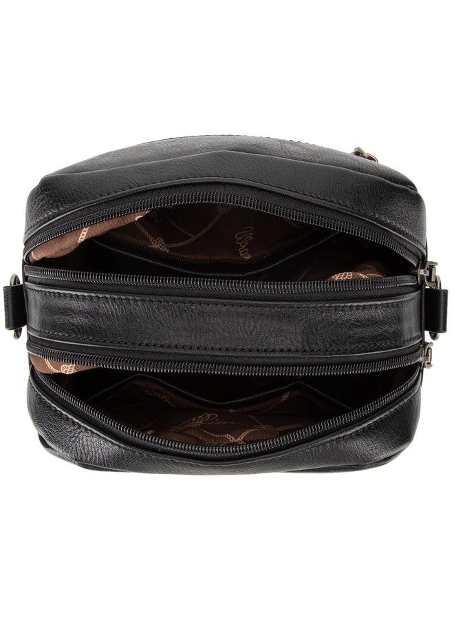 Wrangler Crossbody Bag for Women Camera Purse with Wide Strap WG90-819BK - Image 5