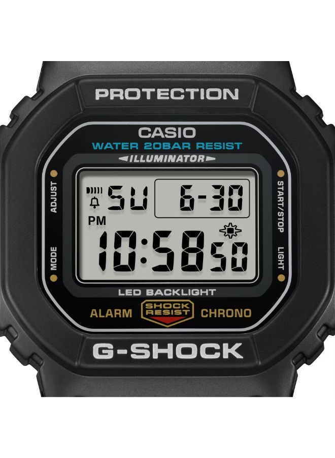 كاسيو ساعة يد رقمية مصنوعة من الراتنج DW-5600UE-1DR - Image 3