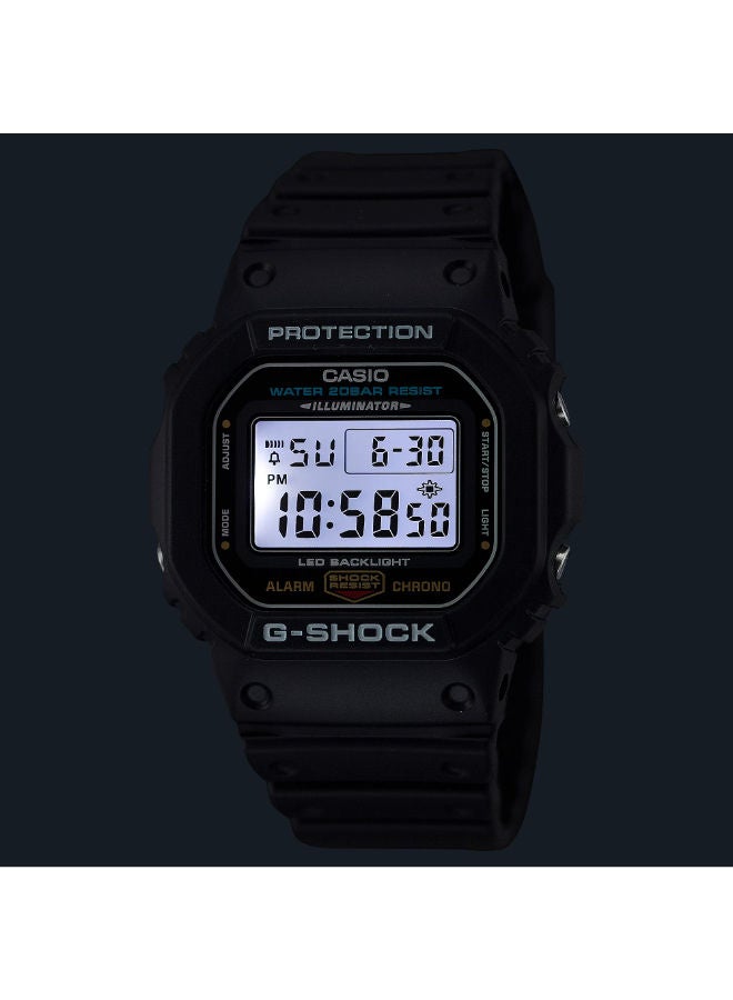 كاسيو ساعة يد رقمية مصنوعة من الراتنج DW-5600UE-1DR - Image 4