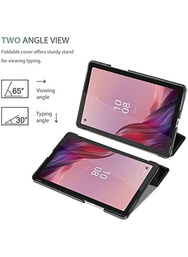 Procases For Lenovo Tab M9 Case 9 Inch 2023 Slim Stand Hard Back Shell Protective Smart Cover Case For Lenovo Tab M9 9" 2023 Release Black - Image 4