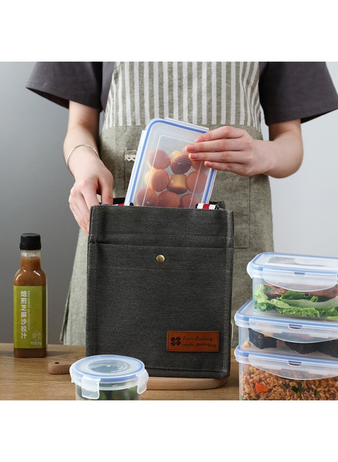 Plastic Sealed Storage Box Rectangular Food Grade Transparent Storage Box Refrigerator Special Food Preservation Box Round Large-Specifications:Rectangular 580ml  - Image 3