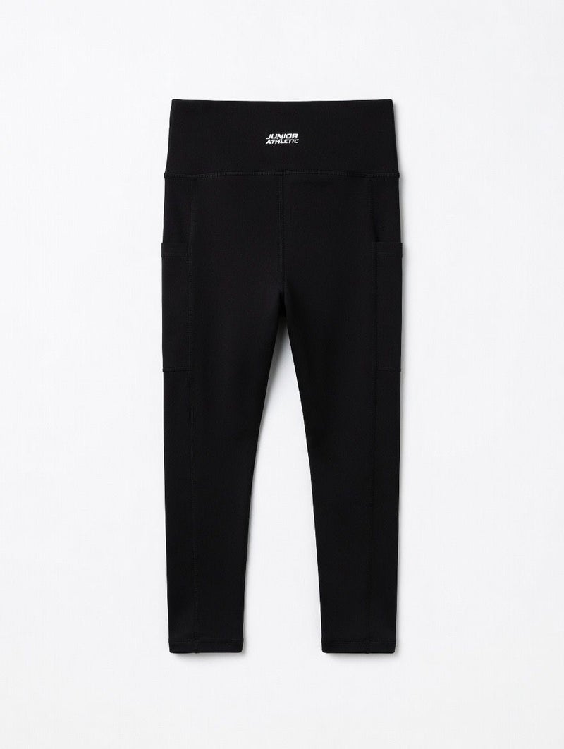 Junior Girls Pocketed Leggings - Image 1