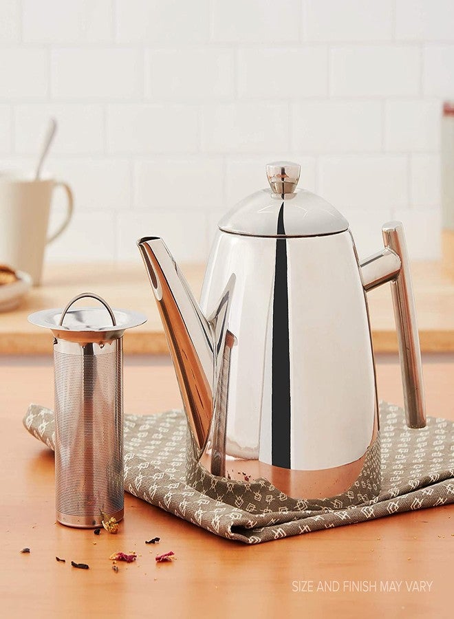 Frieling USA 18/8 Stainless Steel Teapot with Infuser, Tea Warmer with Teapot Infuser for Loose Tea, 22 Ounces - Image 2