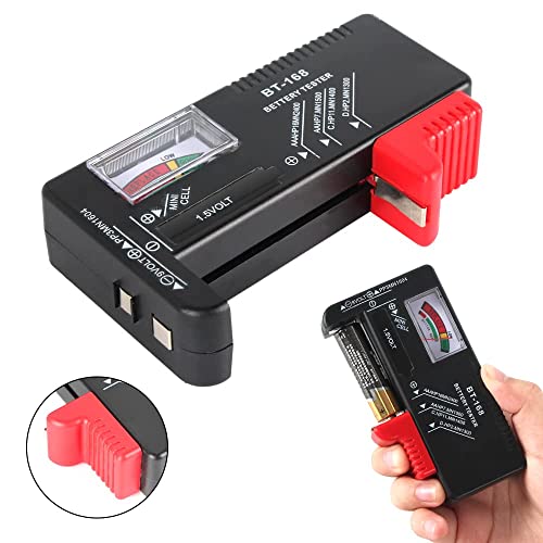 VTECHOLOGY Battery Tester, VTECHOLOGY Model BT-168 Battery Checker for AA AAA C D 9V 1.5V Button Cell Batteries (Requires No Battery for Operation) - Image 2