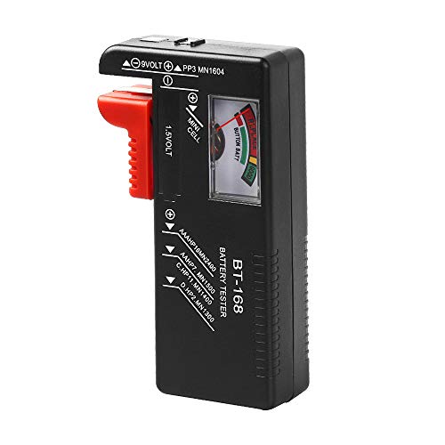 VTECHOLOGY Battery Tester, VTECHOLOGY Model BT-168 Battery Checker for AA AAA C D 9V 1.5V Button Cell Batteries (Requires No Battery for Operation) - Image 1