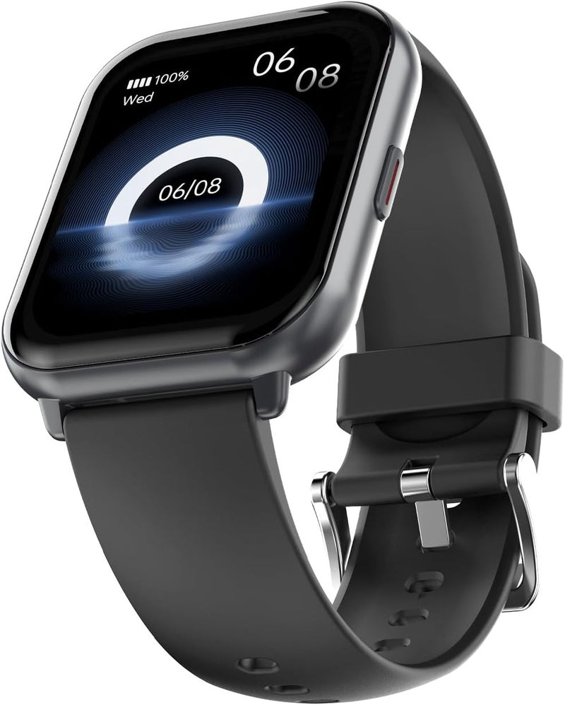 HiFuture ZONE2 1.96" IPS Display BT Calling Smartwatch - Black - Image 1
