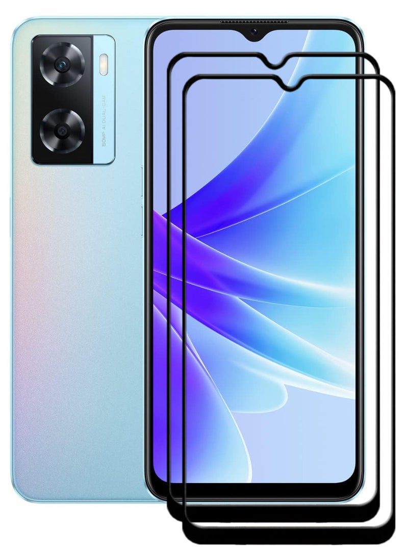 ACLIX 2 Pieces Antistatic ESD Dustproof Premium Quality High Definition Tempered Glass Screen Protector Designed For Oppo A77 4G - Image 1