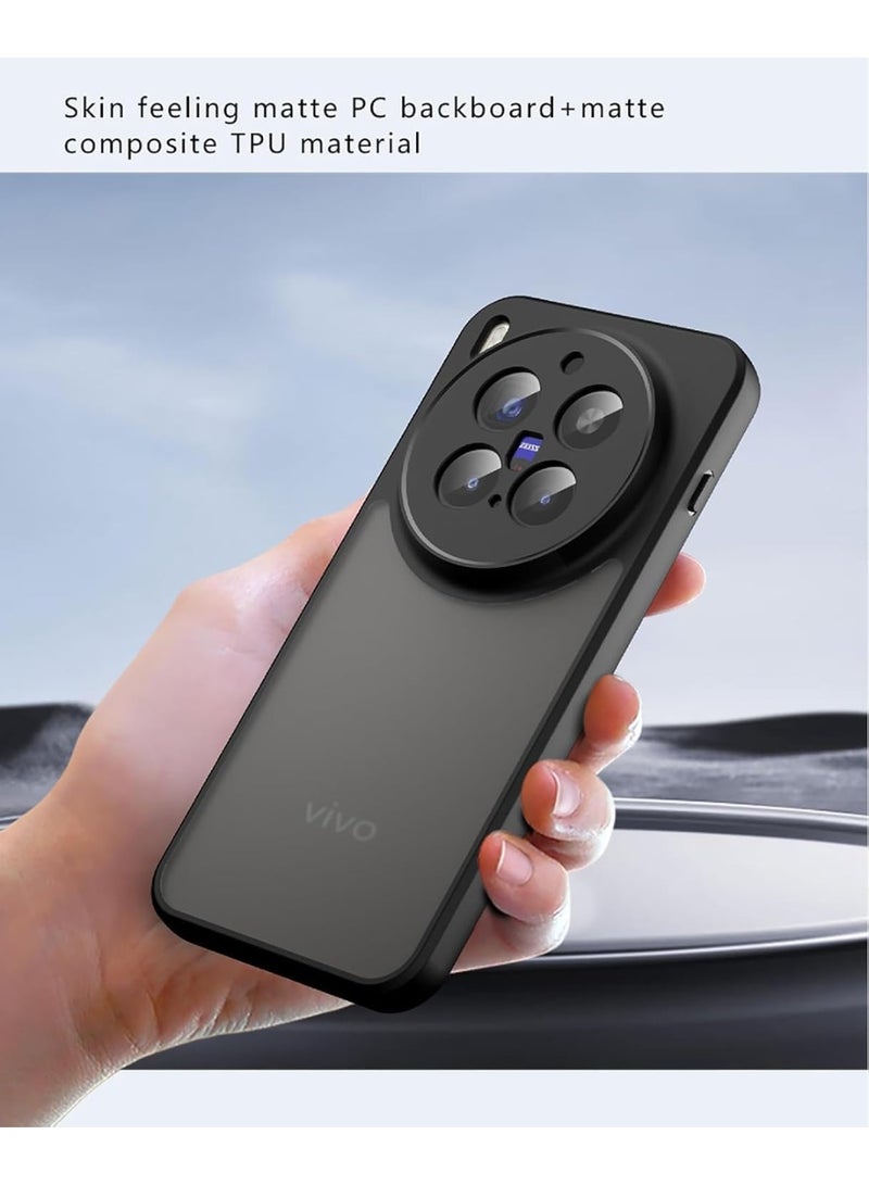 Muzz Case for Vivo X300 Pro Shockproof Crystal Clear Hard Back Cover [Anti-Yellowing] Case 360 Degree Protection TPU Bumper Transparent Back Cover Case for Vivo X300 Pro 5g - Image 4