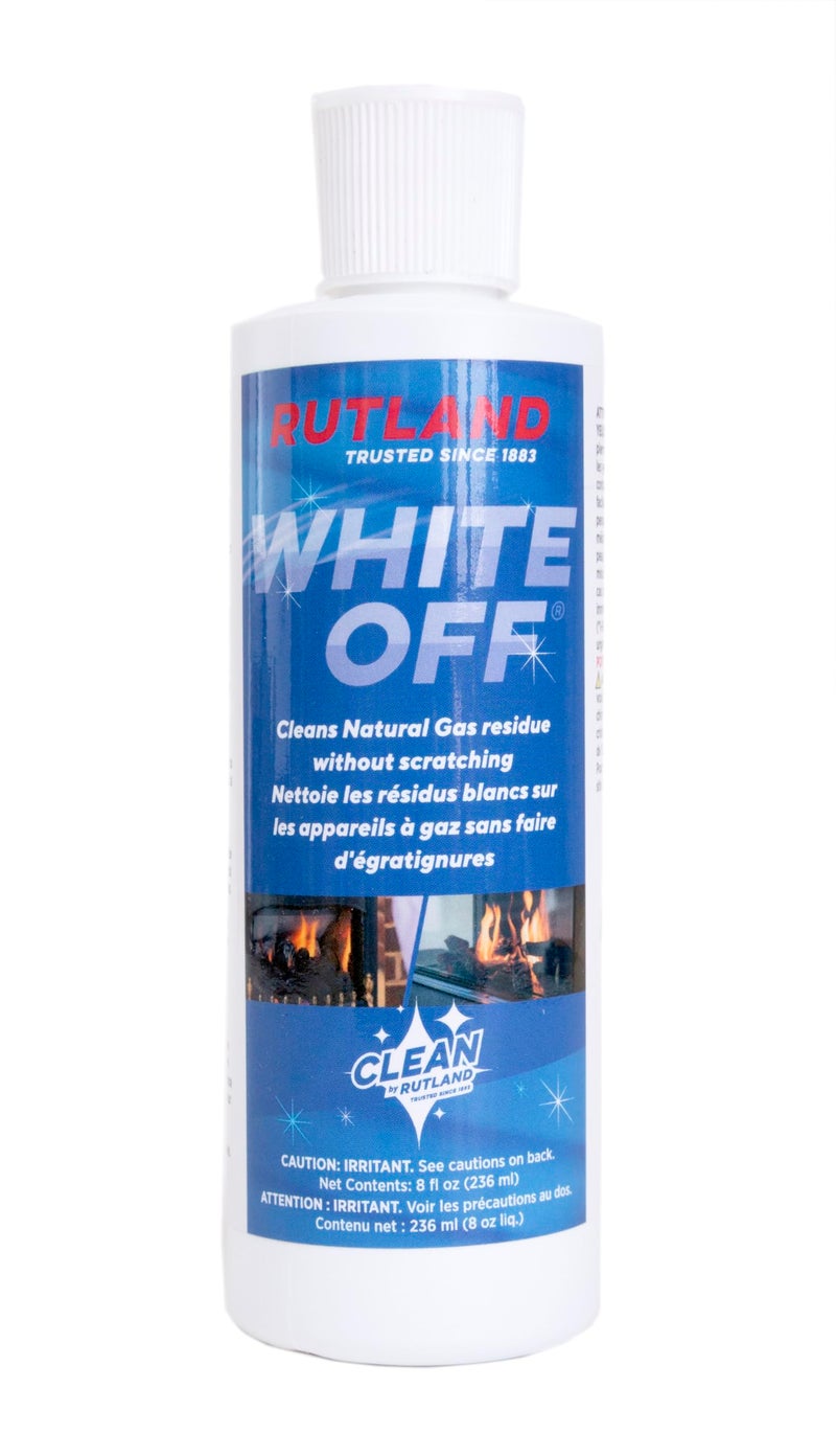 Rutland Products Rutland White Off, Gas Fireplace Glass Cleaner Cream, 8 Fl Oz - Image 1