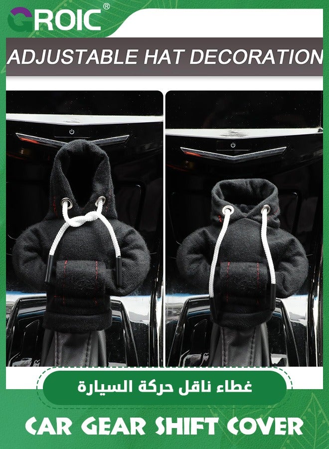 GROIC 2 PCS Car Gear Shift Cover, Funny Gear Shift Knob Cover Sweater Hoodie,Funny Shifter Hoodie,Car Shifter Stick Protector Decoration,Car Interior Accessories  - Image 4