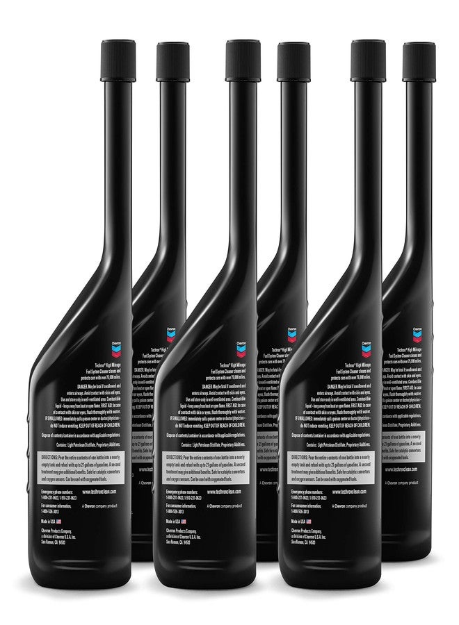 Chevron Techron High Mileage Fuel System Cleaner, 12 oz, Pack of 6 - Image 2