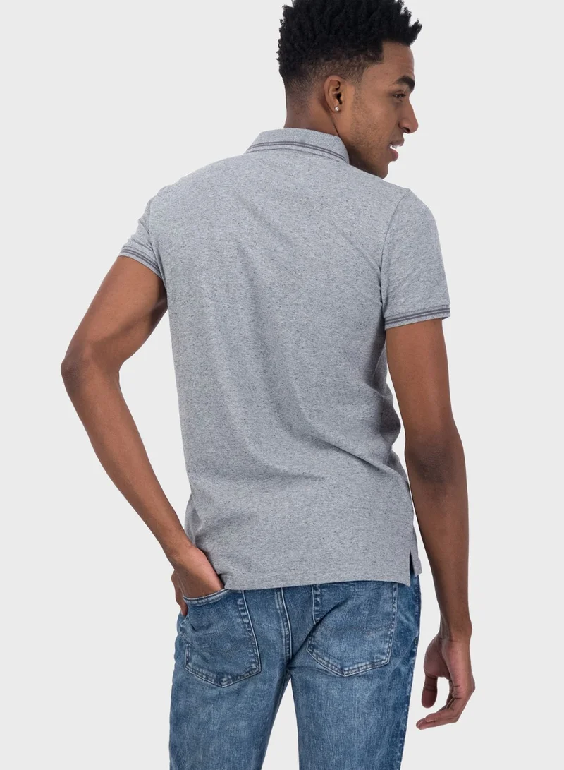 امريكان ايجل Logo Slim Fit Polo