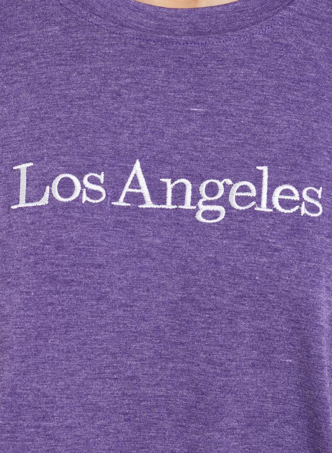 Styli Los Angeles Embroidered Long Sleeve T-Shirt - Image 4