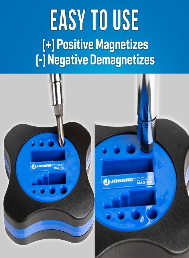 Jonard Tools MAG-100 Magnetizer and Demagnetizer Tool for Magnetizing Screwdrivers, Screws, Drill Bits, Tool Bits, Nut Drivers, Tweezers, or Other Metal Tools - Image 3