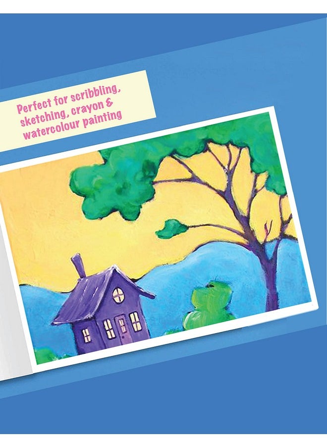 TARGET PUBLICATIONS A4 Size Drawing Book | Sketch Book/Art Book for Drawing, Painting and Colouring | 34 Cartridge Pages in Each Book | Soft Bound Cover | 29.5 cm x 21 cm Approx | Set of 6  - Image 4