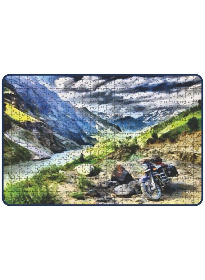Webby Motorcycle Adventure in Himalayas Jigsaw Puzzle, 500 Pieces - Image 2