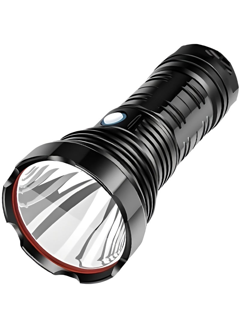 YEMAO YM-T40-SST40 High-Power LED Flashlight - 1000M Long Range, Ultra Bright Rechargeable Tactical Torch with Durable Carry Case - Black - Image 1
